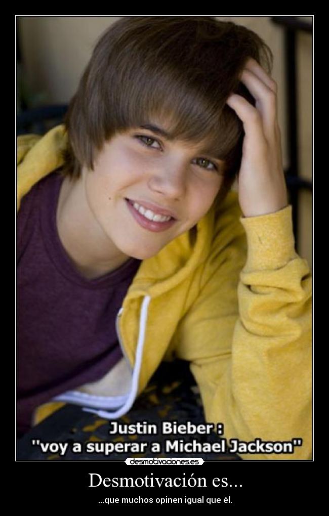 carteles justin bieber michael jackson desmotivacion desmotivaciones