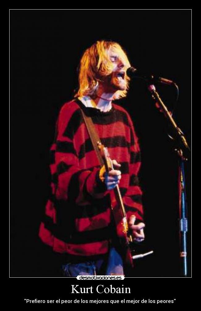 carteles kurt cobain desmotivaciones