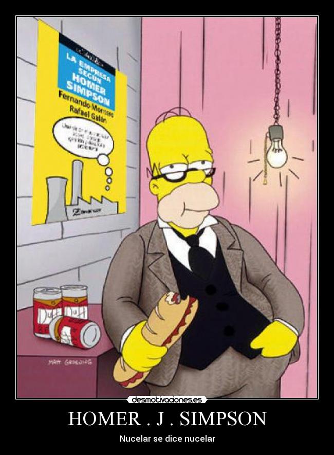 HOMER . J . SIMPSON - Nucelar se dice nucelar