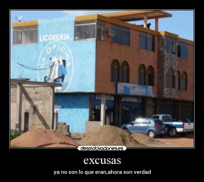carteles excusa desmotivaciones