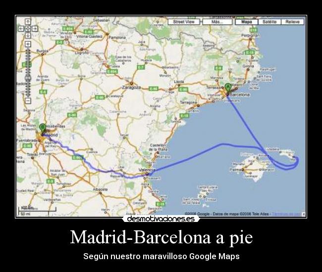 Madrid-Barcelona a pie -