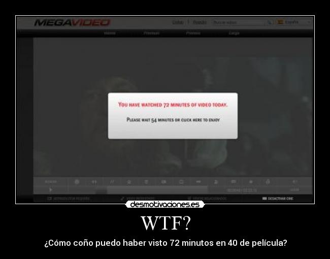 carteles megavideo wtf fake mentira desmotivaciones