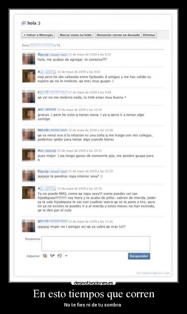 En esto tiempos que corren - No te fies ni de tu sombra