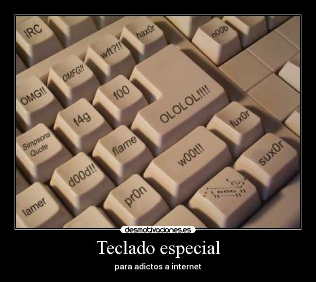 carteles teclado especial internet robogonza desmotivaciones