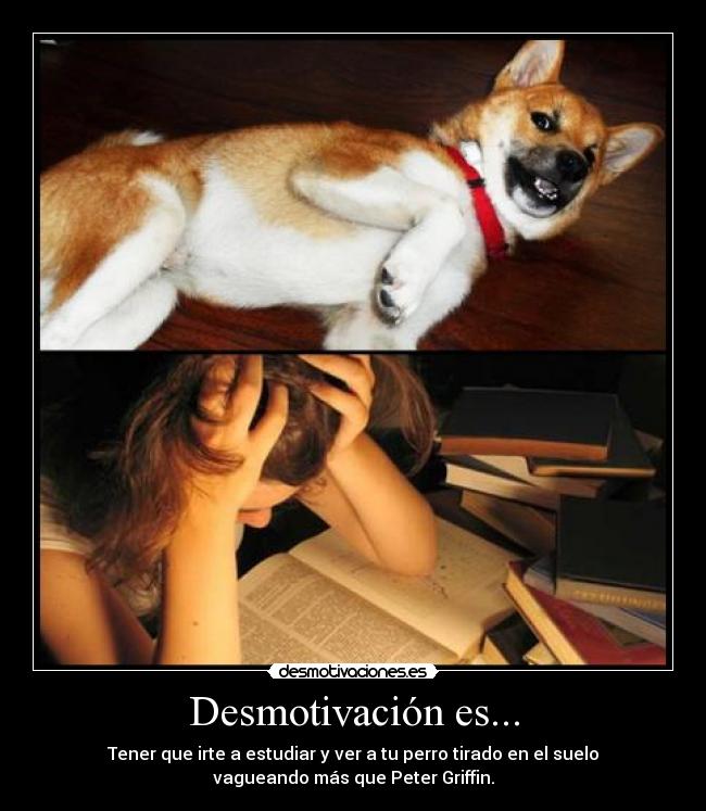 Desmotivación es... -