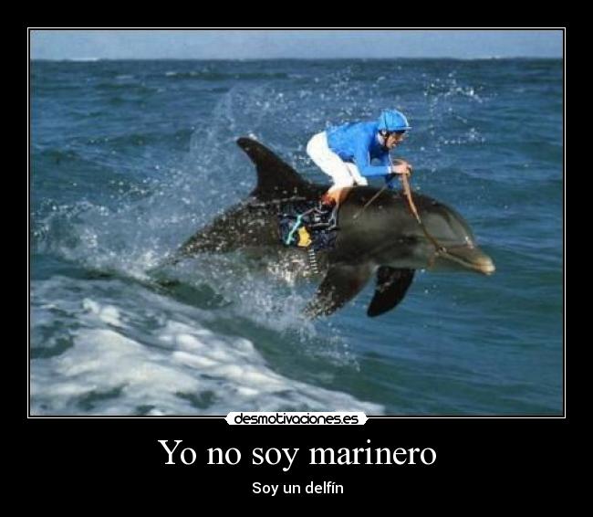 Yo no soy marinero - Soy un delfín
