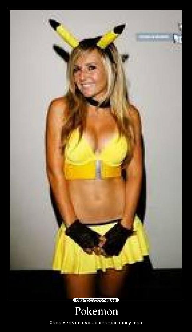 Pokemon - Cada vez van evolucionando mas y mas.