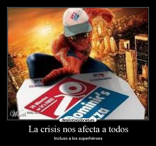 La crisis nos afecta a todos - 