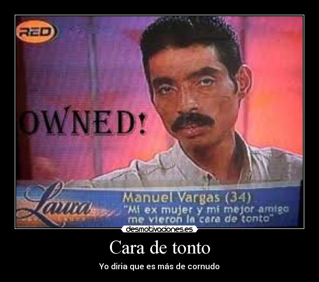 carteles tonto cara tonto fail owned desmotivaciones