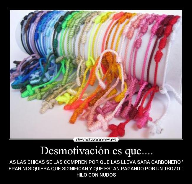 Desmotivación es que.... -