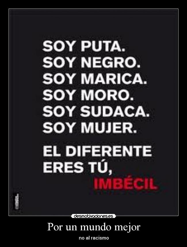 Por un mundo mejor -