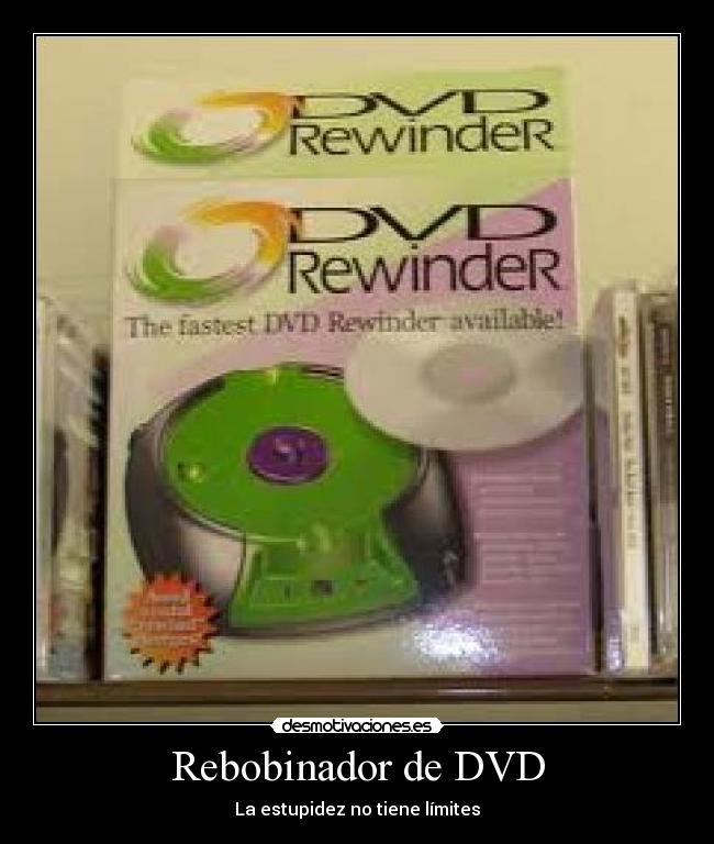 Rebobinador de DVD -
