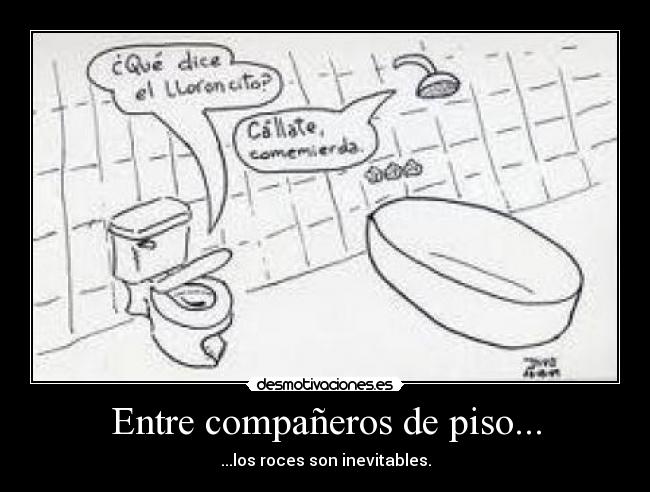 Entre compañeros de piso... -