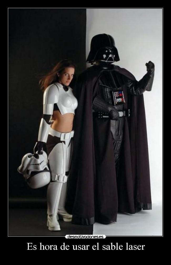 Es hora de usar el sable laser -