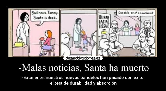 -Malas noticias, Santa ha muerto - 