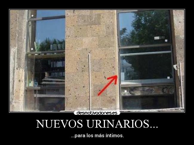 NUEVOS URINARIOS... -