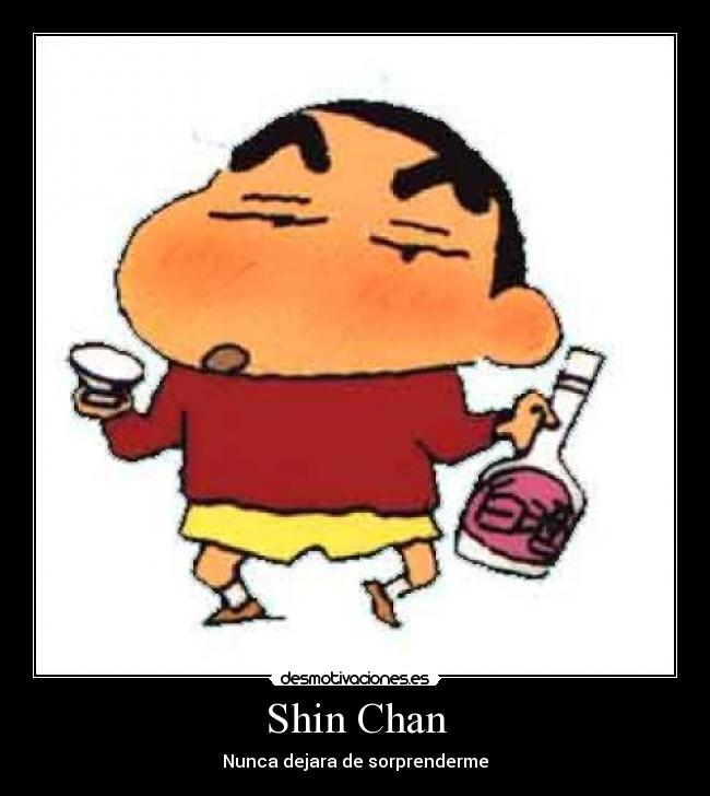 carteles shin chan desmotivaciones