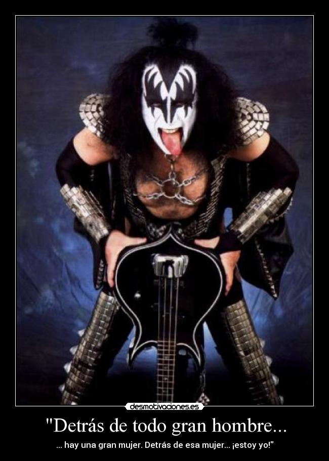 carteles gene simmons kiss sexo desmotivaciones