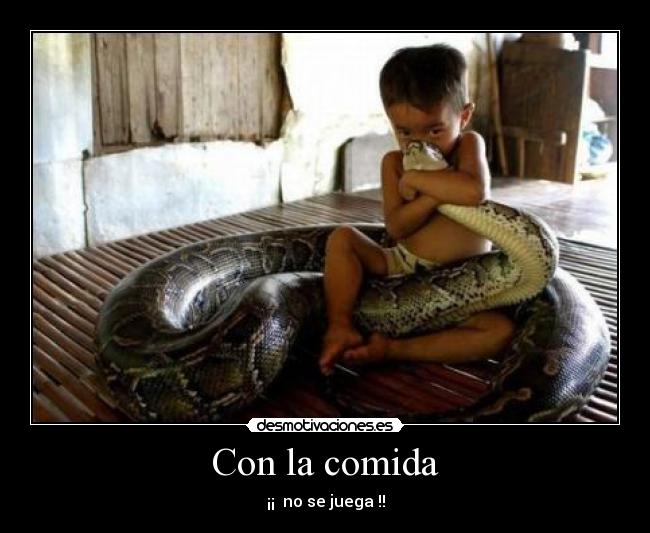 Con la comida - 