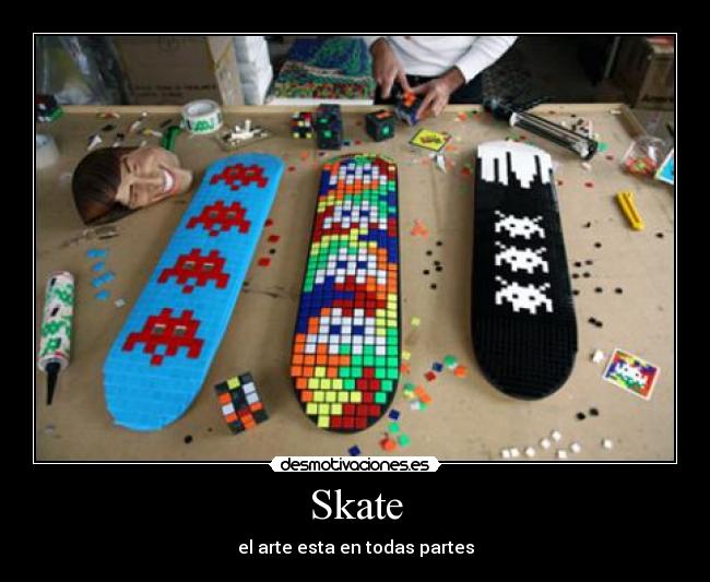 carteles skate arte desmotivaciones
