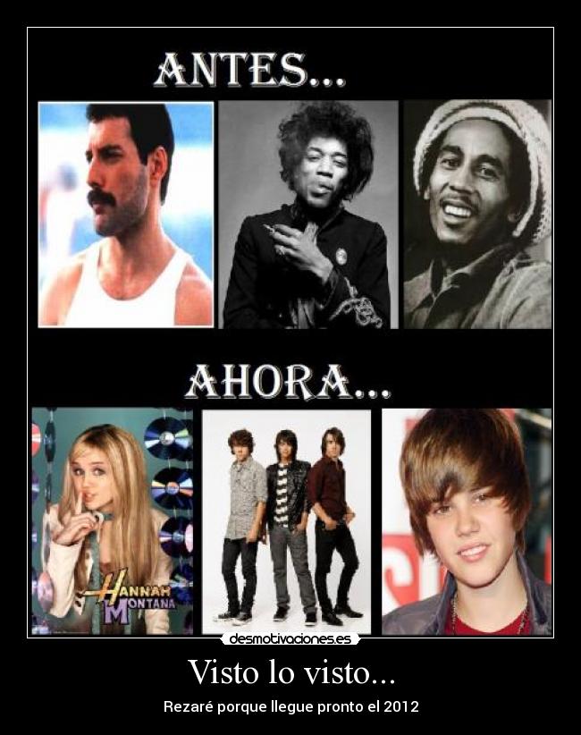 Visto lo visto... - Rezaré porque llegue pronto el 2012