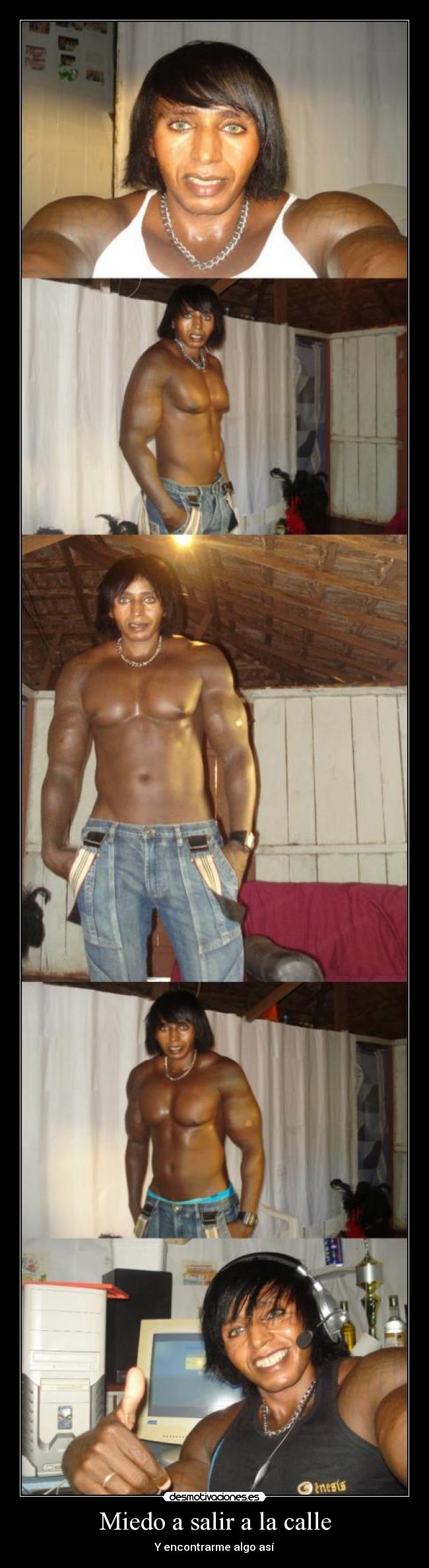 carteles miedo miedo tio raro lol desmotivaciones