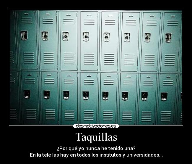Taquillas -