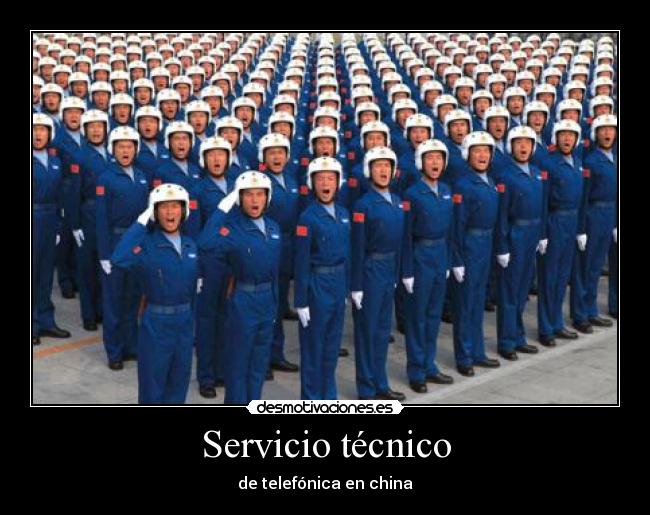 Servicio técnico - de telefónica en china