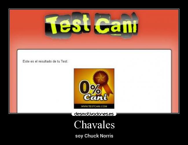 Chavales - soy Chuck Norris