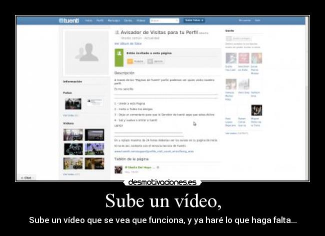 carteles sube video tuenti cadenas mierda desmotivaciones