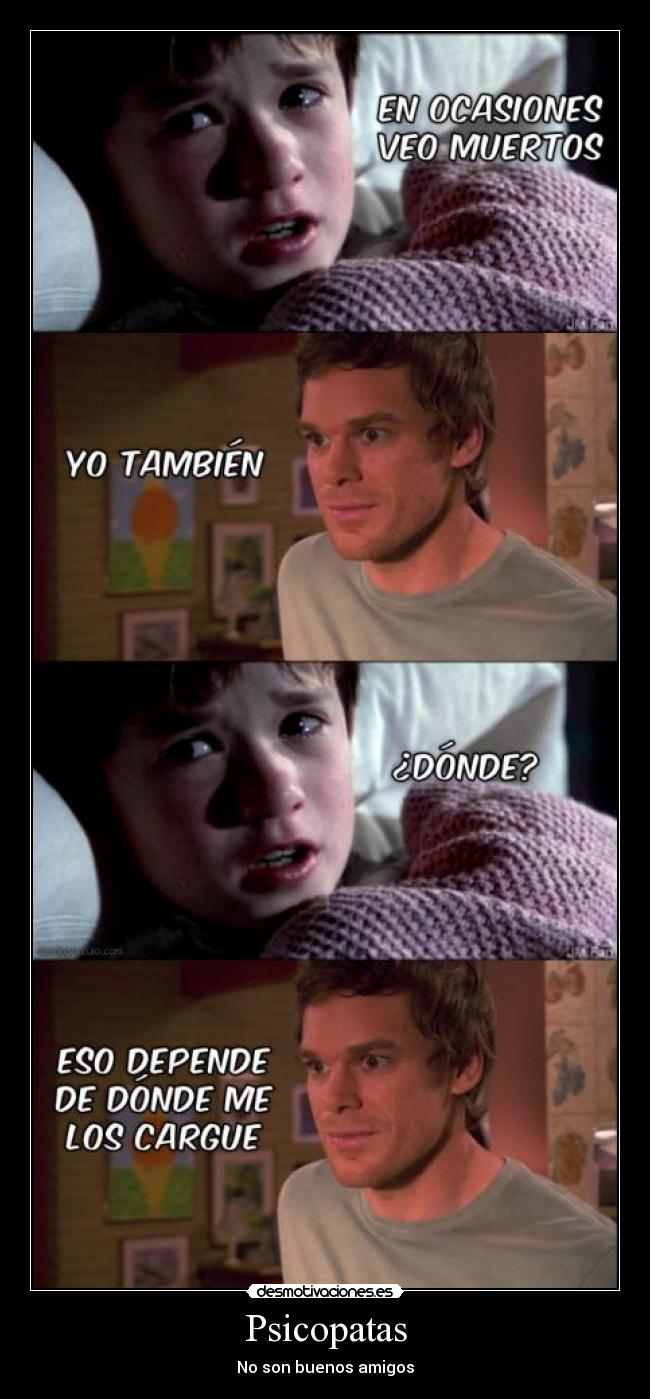 carteles dexter desmotivaciones