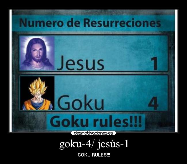 goku-4/ jesús-1 - GOKU RULES!!!