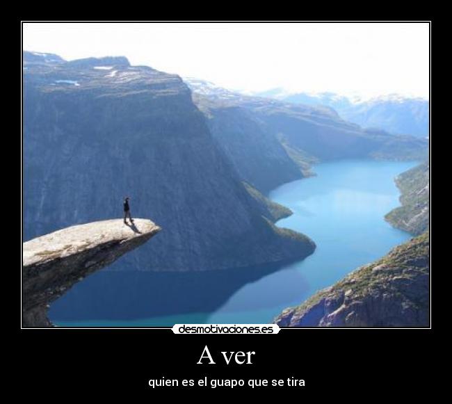 carteles precipicio caida desmotivaciones