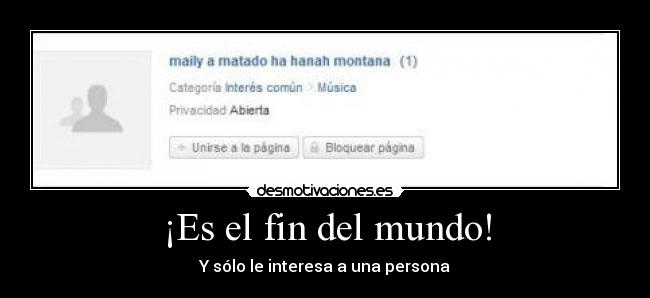 ¡Es el fin del mundo! - 