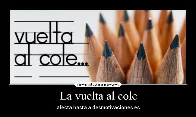 La vuelta al cole - 