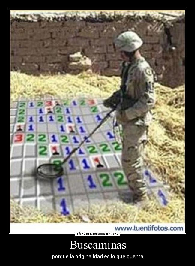 Buscaminas - porque la originalidad es lo que cuenta