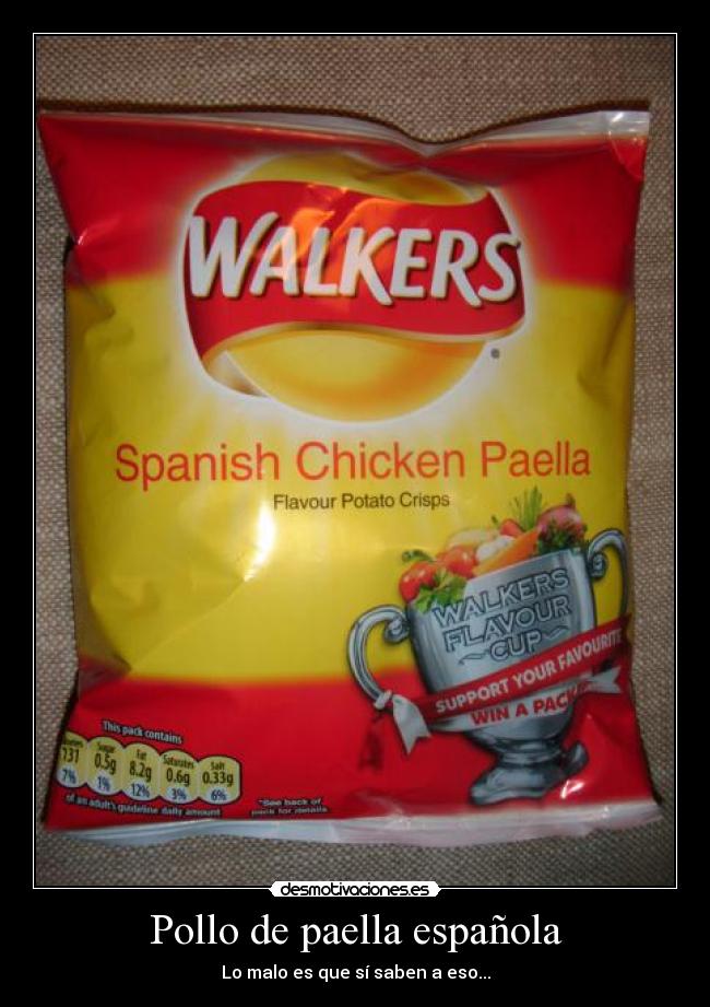 Pollo de paella española - Lo malo es que sí saben a eso...