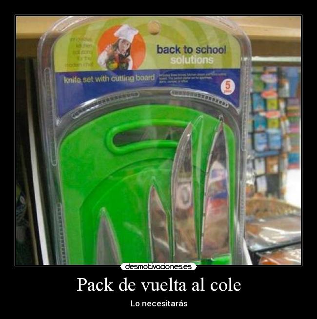 Pack de vuelta al cole -