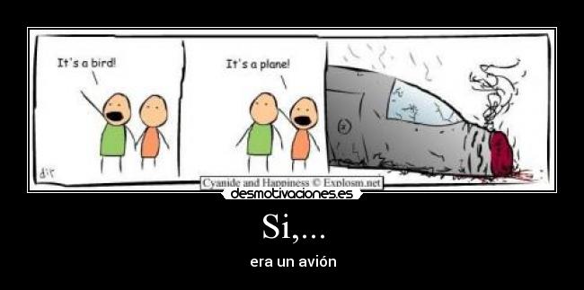 Si,... - era un avión