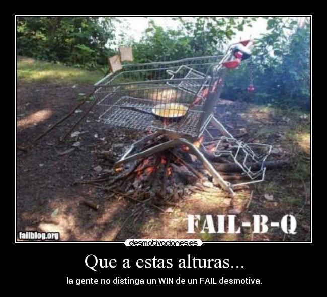 Que a estas alturas... - 