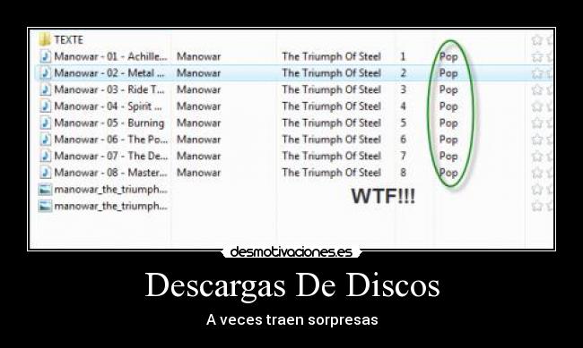 carteles manowar descargas internet musica heavy metal desmotivaciones