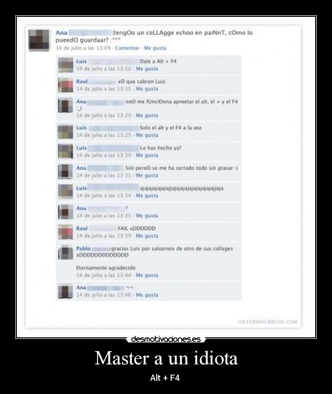 Master a un idiota - 