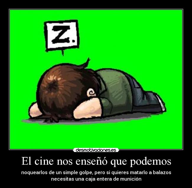 carteles cine zombie zombi muerto viviente muerte vida cementerio cine desmotivaciones