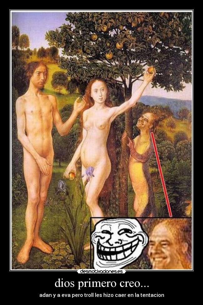 carteles dios troll satan desmotivaciones