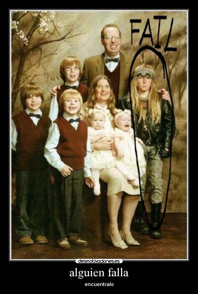 alguien falla - 