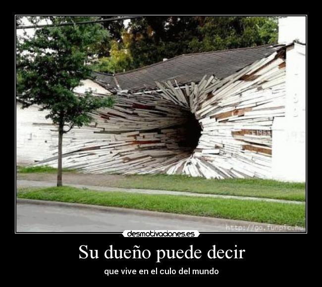 Su dueño puede decir -