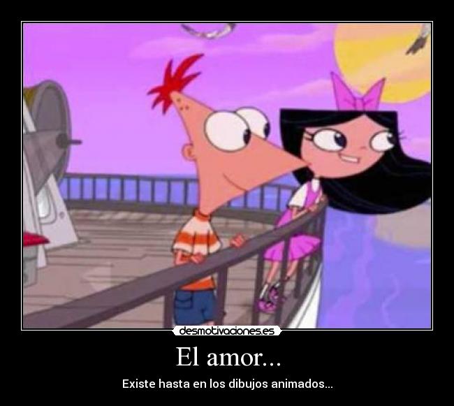 El amor... - Existe hasta en los dibujos animados...