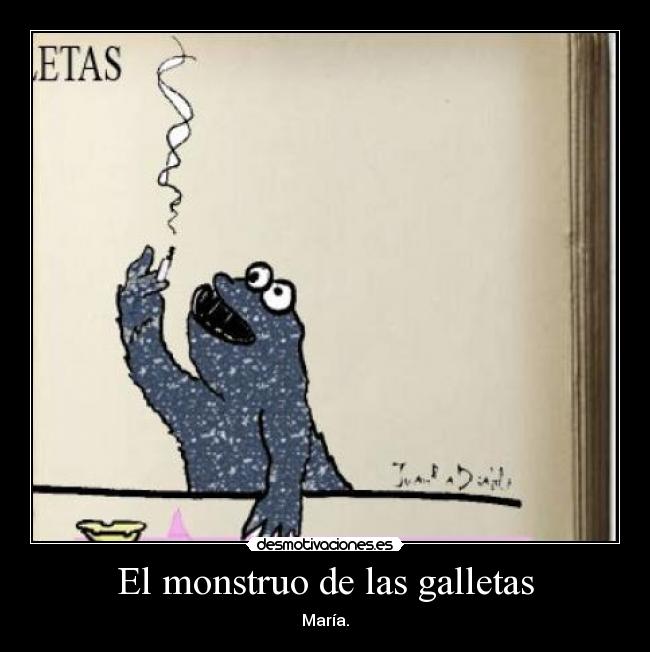El monstruo de las galletas - María.