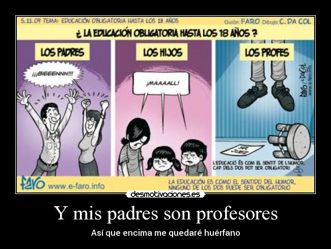 Y mis padres son profesores - 