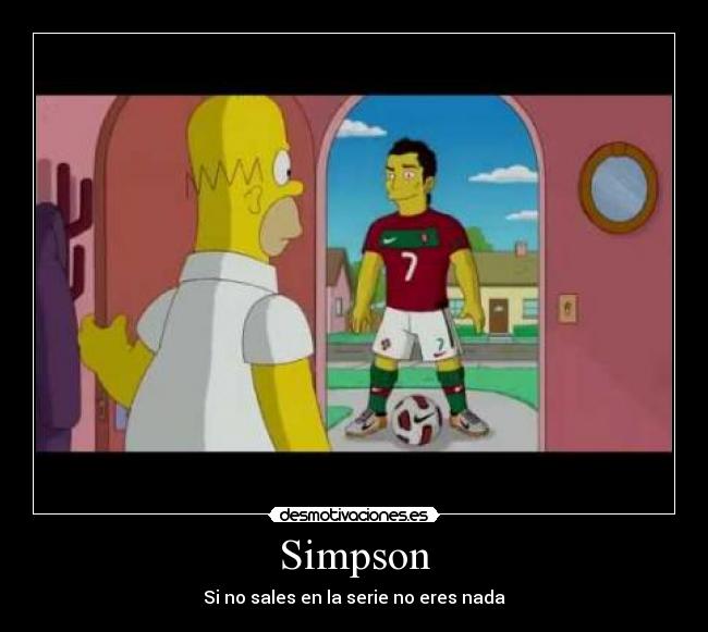 Simpson - Si no sales en la serie no eres nada